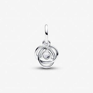 Pandora Clear Eternity Circle Dangle Charm